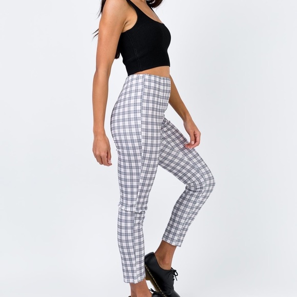 ✨NWT PRINCESS POLLY GINGHAM PANTS✨ - Picture 2 of 6